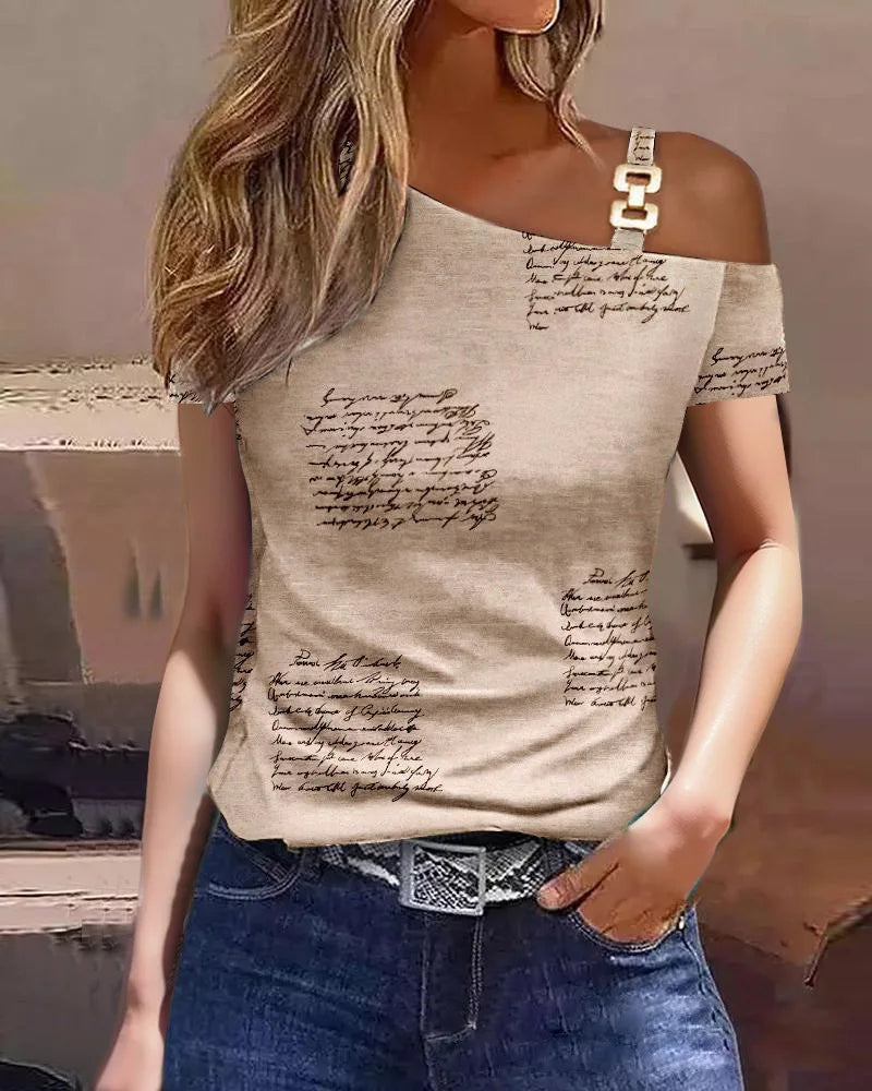 Ruffle-Sleeve Blouse – Elegant Solid O-Neck Summer Top