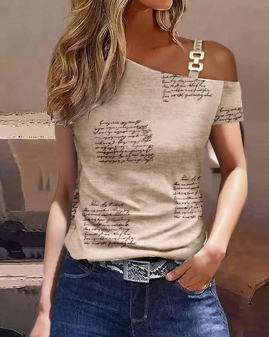 Ruffle-Sleeve Blouse – Elegant Solid O-Neck Summer Top