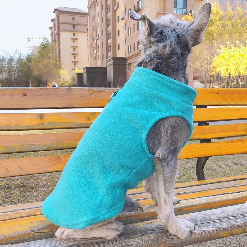 Fleece Dog Vest Jacket with D-Ring - Warm Coat for Small Dogs - photo 3