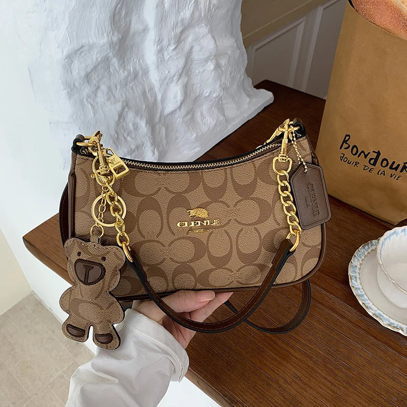 Women's Retro Mini Square Crossbody - Simple Faux Leather Purse - photo 5