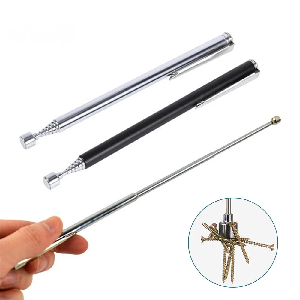 1/3Pcs Mini Portable Telescopic Magnetic Pen Handheld Magnet Pick Up Tool Adjustable Pickup Rod Stick Picking Up Screws Nut Bolt