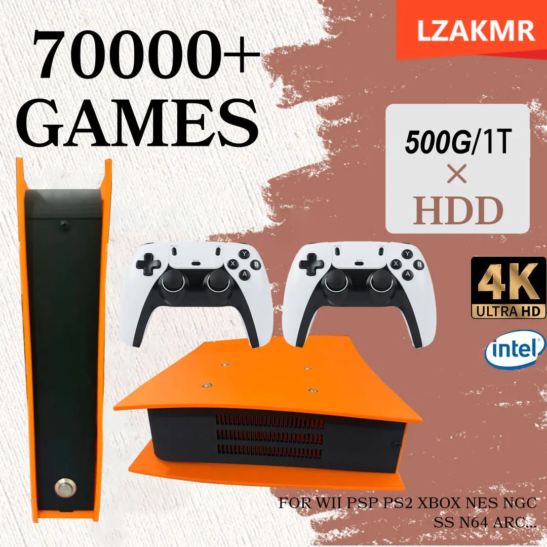 M88 Game Console — 4K HD, 60+ Emulators, Up to 4 Controllers, 4-Player TV Console