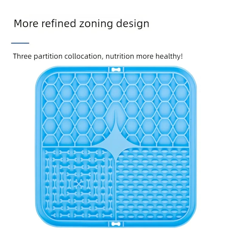 Detachable Puzzle Lick Mat - Silicone Slow Feeding Pad – photo 4