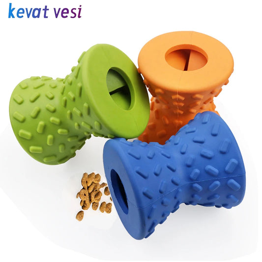 Educational Dog Toy Rubber Bite-resistant Dog Toy Molar Tooth Cleaning Puppy Toy Leaky Food Pet Toy Slow Food Training Dog Toy