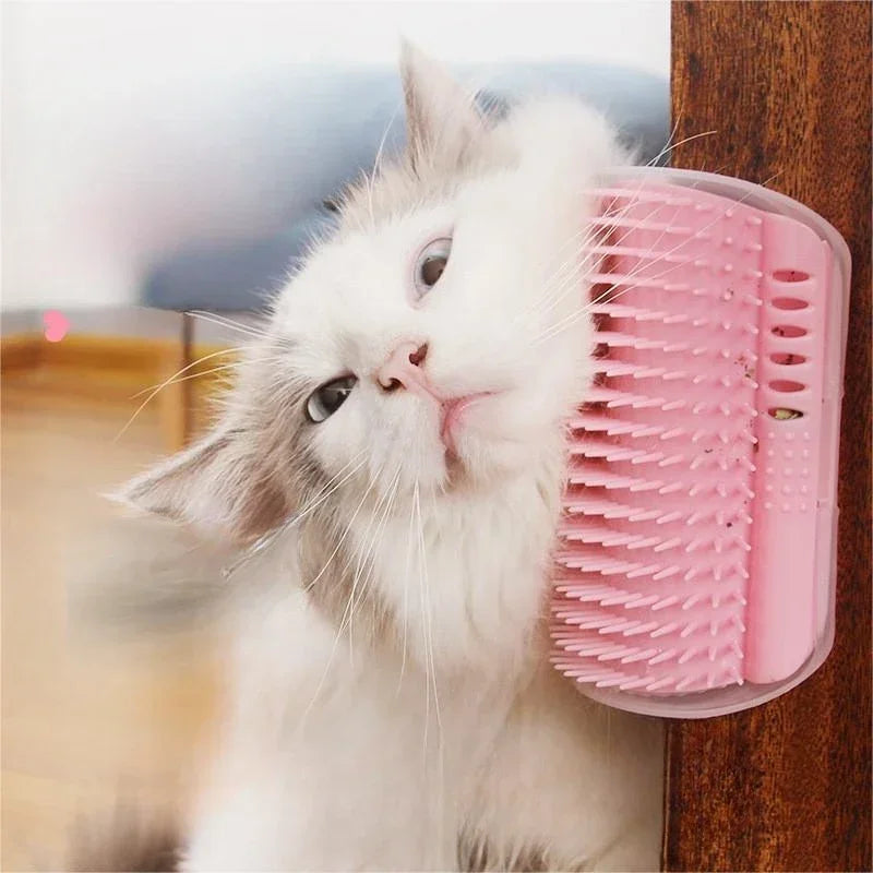 Corner Cat Self-Grooming Brush & Scratching Board – photo 2