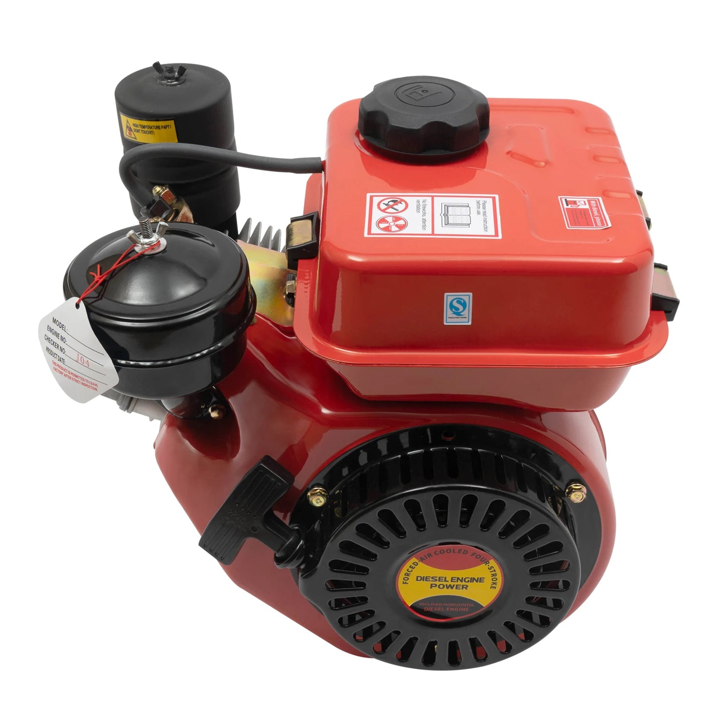 4-stroke 3HP Diesel Engine Hand Recoil Start System Diesel Motor Diesel-Engine for Go Cart, Mini Bike, Chipper,  Lawn Mower