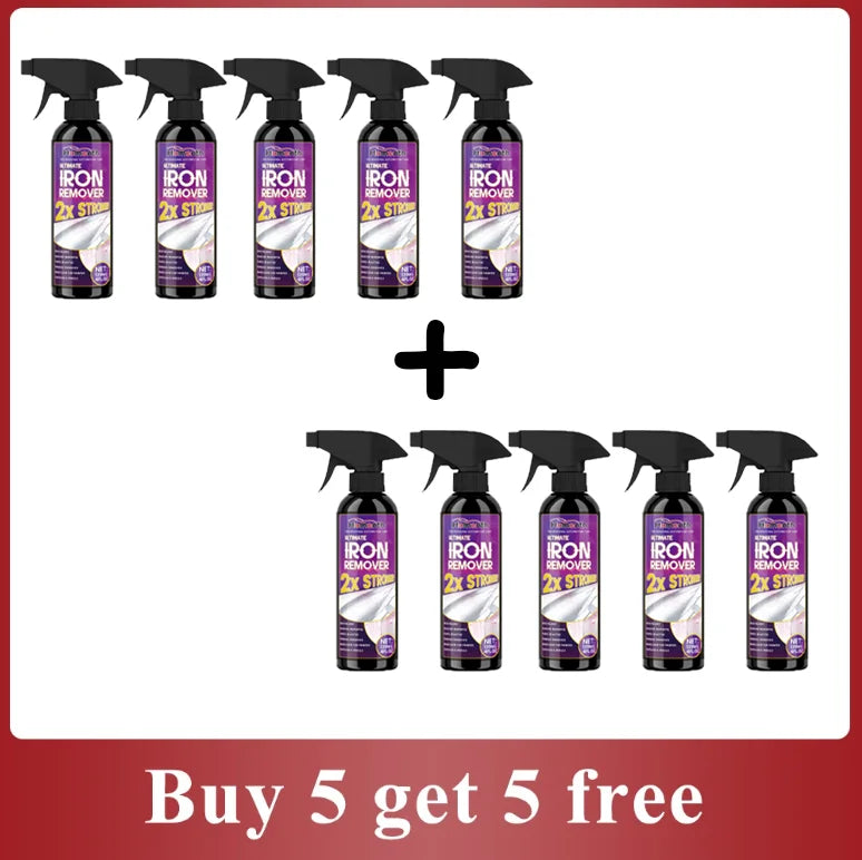 Car Iron Remover Spray Rust Cleaner for Wheels Brake Dust Fallout Remover Auto Detailing Tool