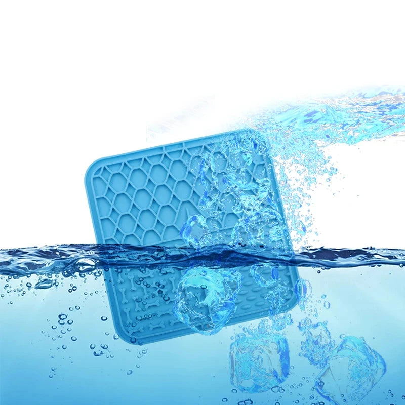 Suction Cup Silicone Lick Mat - Dog Bath & Treat Pad – photo 2