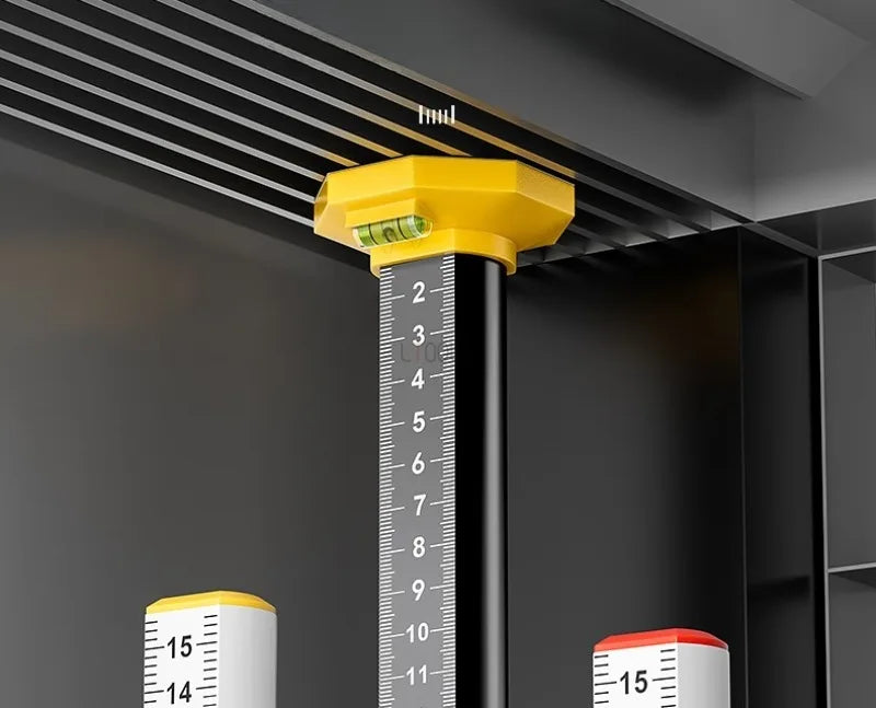 Light Steel Keel Leveling Artifact Ceiling Leveling Special Ruler Equal Height Ruler Gradienter Stick Wall Lay Floor Tiles Tool