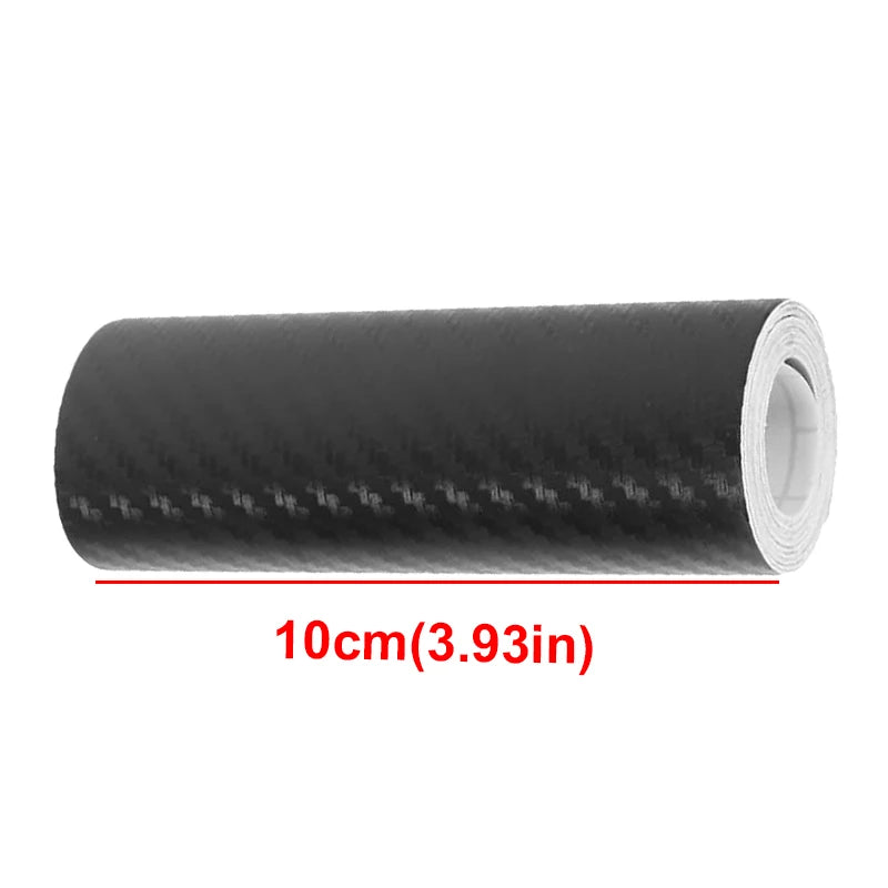 Carbon Fiber Door Edge Guard Tape - Anti-Collision Door Sill Protector