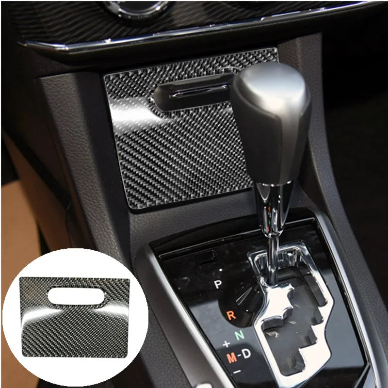 Black Carbon Fiber Car Interior Decoration Protection Sticker Auto Accessories For Toyota Corolla 2014 2015 2016 2017 2018
