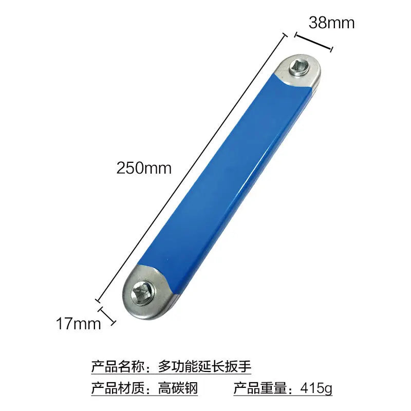 Compact Offset Extension Wrench 4 Adapter Dual Purpose Impact Socket Ratchet Automotive Hand Tool for Mechanic Use