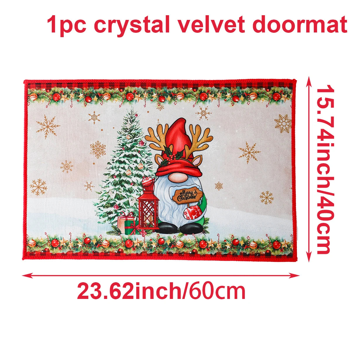Christmas Door Mat Santa Claus Outdoor Carpet Merry Christmas Decorations For Home 2026 Navidad Xmas Ornament New Year 2026
