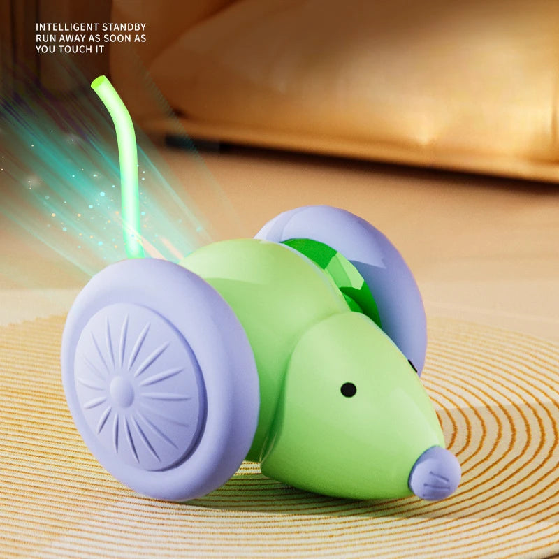 Automatic Mouse Car Cat Toy - Rechargeable, Obstacle Sensing – photo 7
