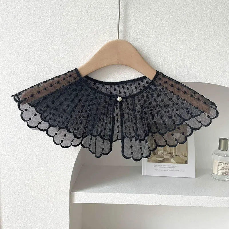 Detachable Fake Collar Fashion Lace Decorative Shirt Dress Fake Collar Dickey Collar for Women Blouse