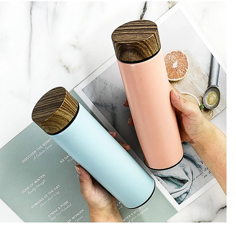 Logo Customize Thermos Mug Coffee Cup With Lid Thermocup Seal Stainless Steel Vacuum Flasks Thermo Mug For Car Water Bottles