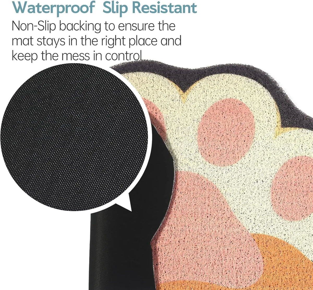 Soft Cat Litter Mat - Anti-Slip Paw-Friendly Floor Mat – photo 5