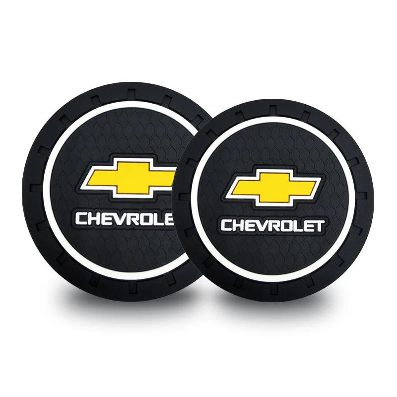 1/2pieces of anti slip rubber pads for car water bottles For Chevrolet Silverado Impala Malibu Equinox Cruze Tahoe/Suburban Aveo