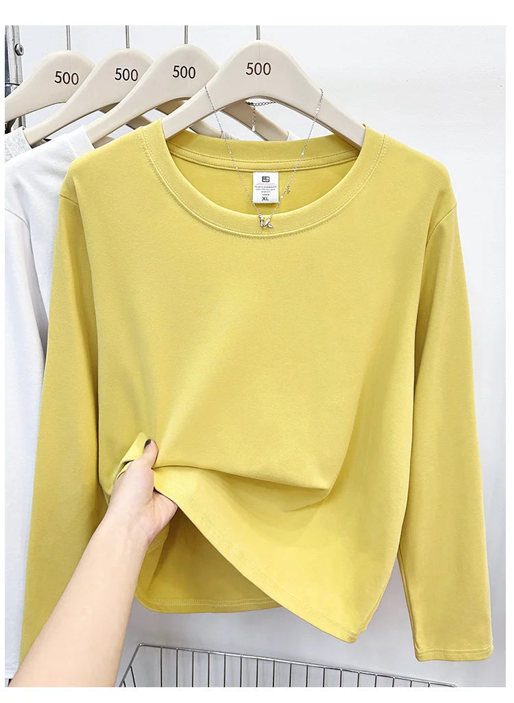 Women's long sleeve base layer tee, crew neck — view 16 of 20