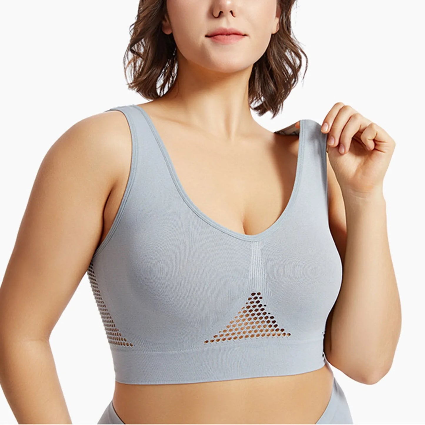 MMAlto Women's Shockproof Sports Bra – High Support Running Yoga Fitness Vest | S-XXXXXL