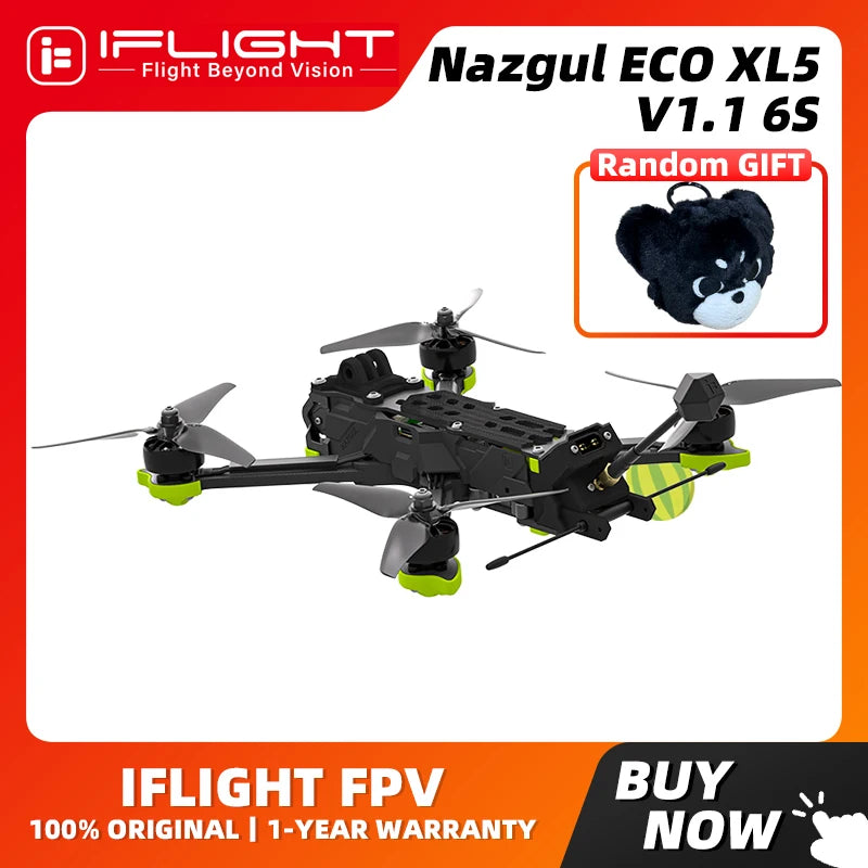 iFlight Nazgul XL5 ECO V1.1 6S Analog BNF Drone