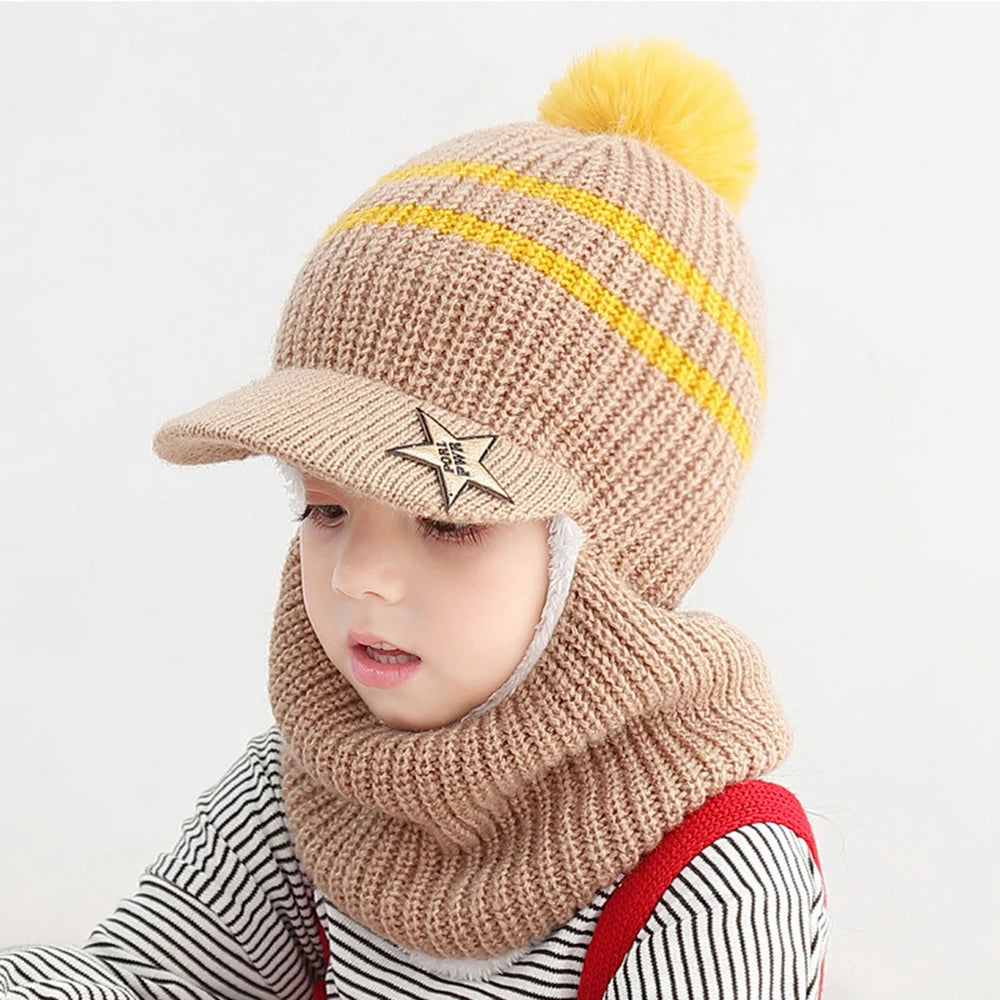 Kids Crochet Hat and Scarf Set - Soft Knit Beanie, 2-8 Years - photo 7