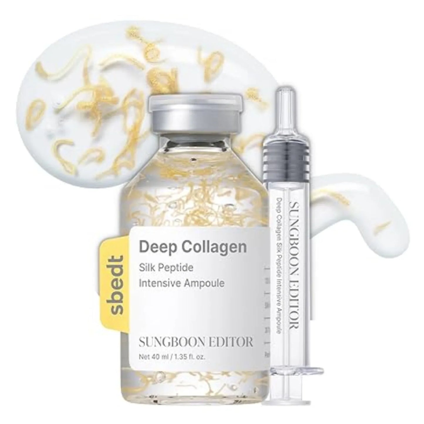 MMAlto SUNGBOON EDITOR Silk Peptide Lifting Ampoule – Korean Anti-Aging Face Serum with Collagen & 30 Peptides