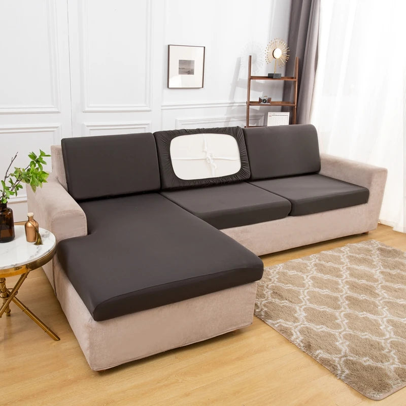Summer Silk Spandex Seat  Sofa Cushion Cover Pad Protect 2026 Living Room Couch Slipcover 1 2 3 4 Seater Sofa Seat Covers