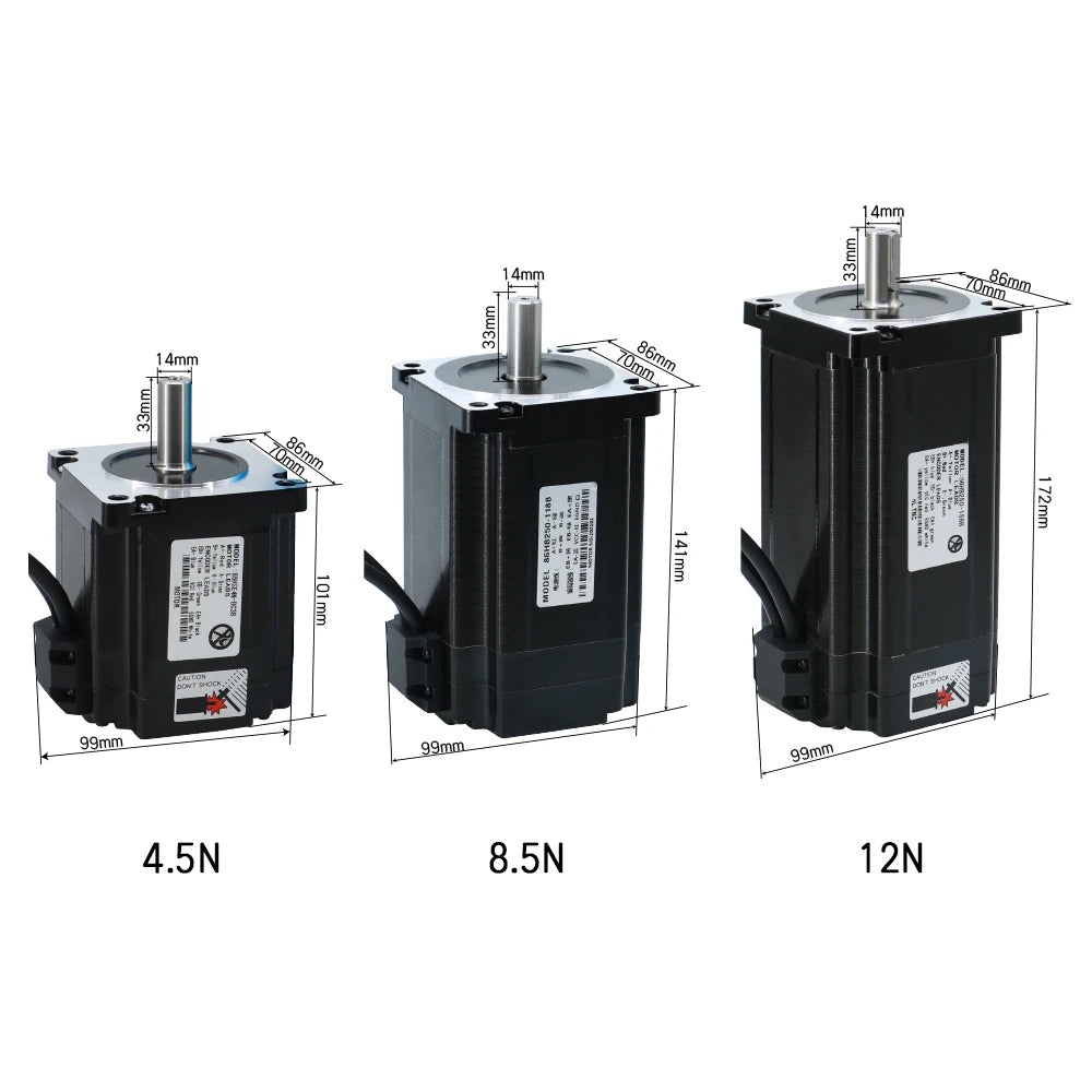 HLTNC CNC Nema 34 Closed Loop Servo Stepper Motor With Encoder Driver Power Supply MACH3 Interface Board 1 3 4 Set for Engraver