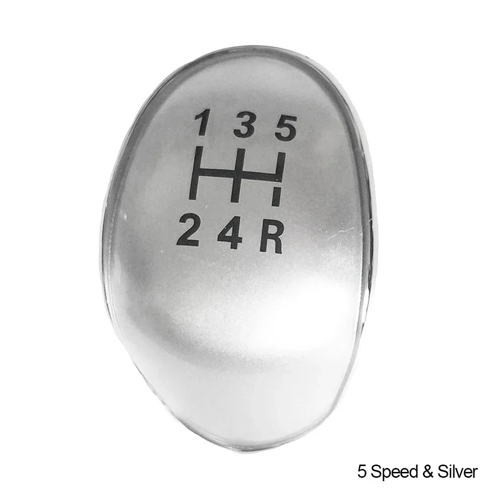 Car Gear Shift Knob Cap Top Cover Emblem 5/6Speed for Ford Focus MK2 MK3 Fiesta MK7 Transit Connect Kuga C-max FL B-max S-max