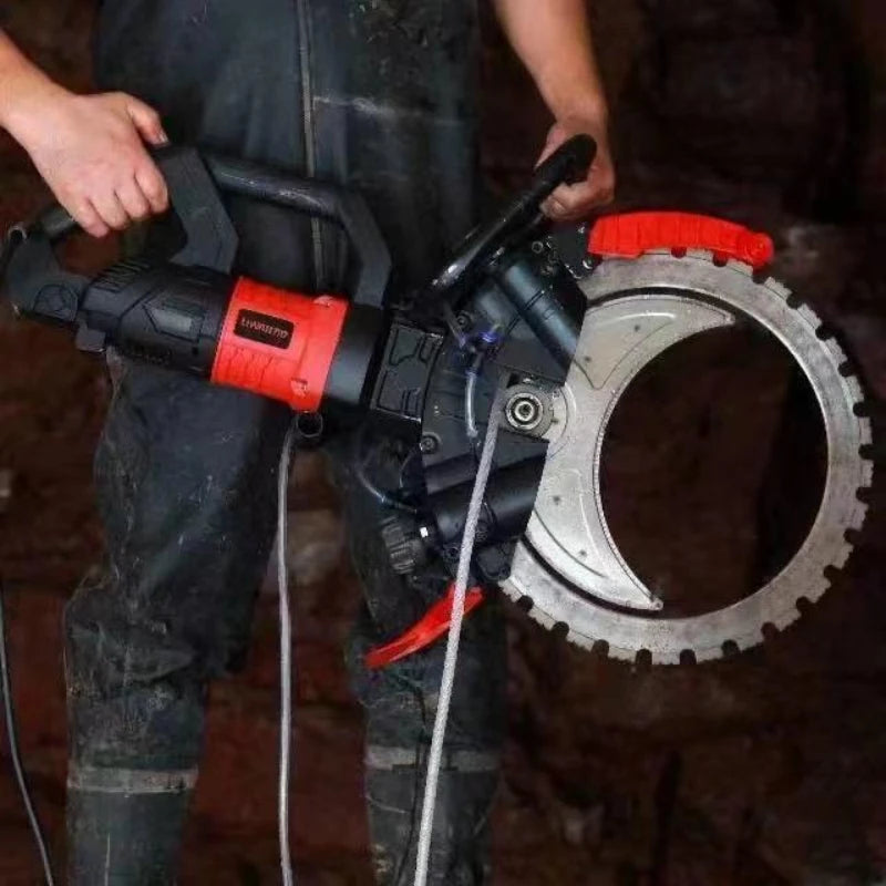 Can cut 30CM Concrete Saw High Frequency Brushless Ring Saw Electric Concrete Cutter Wall Cutting Wet Saw For Stone Cutting