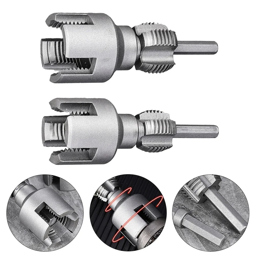 2PCS 20MM+25MM Water Pipe Threader Tapping Tool Ppr/pvc Internal Thread External Thread Integrated Die Water Pipe Opener