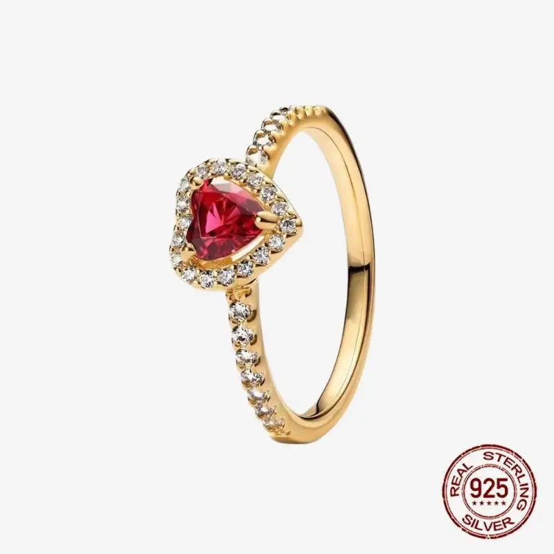 925 Sterling Silver Open Ring Style CZ Paved Heart Butterfly Flower Colorful Gemstone Ring For Women Daily Wear Jewelry Gift
