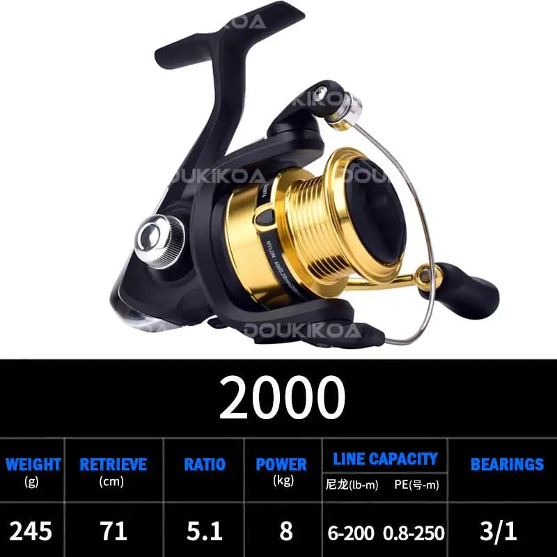2023 DAIWA RS Fishing Spinning Reel 500 1000 1000C 2500 3000C Fishing Reels 5KG/10KG Power 5.3:1/6.2:1 Seawater Spinning Reels