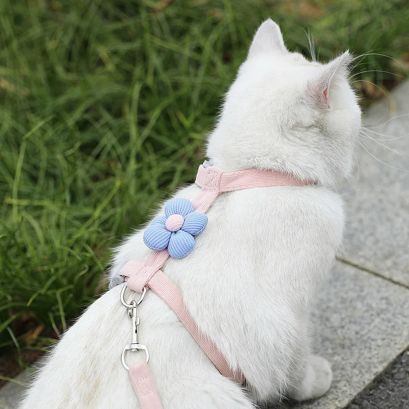 Cat Harness and Leash Set - Adjustable Breathable Walking Vest – photo 3