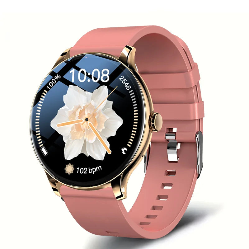 LXASFIT 2026 New Smart Watch Heart Rate Sleep Health Monitor Bluetooth Talk Ladies Sport Smart Watch for Android IOS