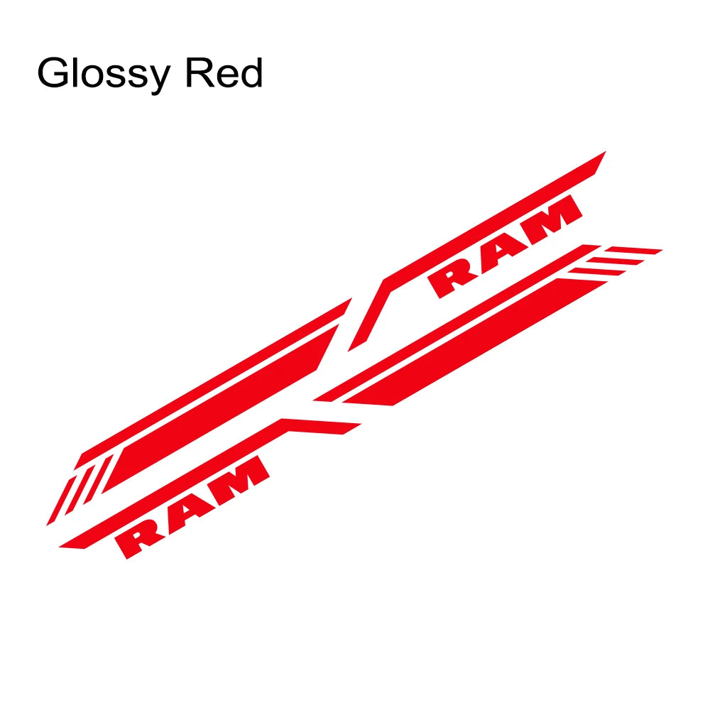 Pickup Bed Side Stripe Decal - Dodge Ram 1500/2500/3500 Rebel/TRX Style