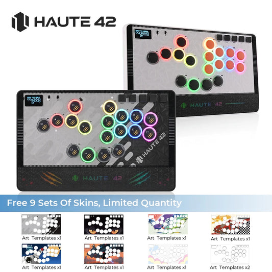Haute42 C-AT Magnetic Leverless Hitbox Controller Stickless Arcade Controller Keyboard For PC/PS4/PS5/Switch Hitbox Fightstick