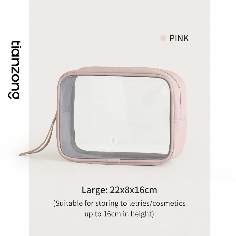 Tianzong Toiletry Bag Portable Travel Business Trip Cosmetics Bag Waterproof Transparent Cosmetic Bag