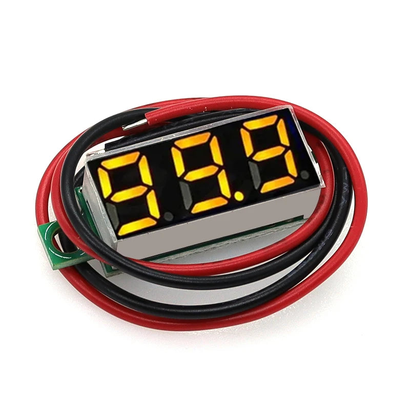 0.28 / 0.36 Inch DC LED Digital Voltmeter 0-100V Voltage Meter Auto Car Mobile Power Voltage Tester Detector 12V Red Green Blue