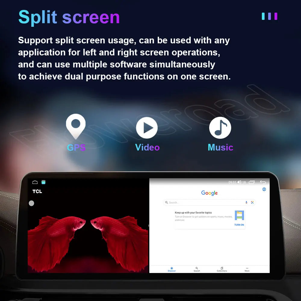 Android 15 Car QLED Screen For GMC Yukon Chevrolet Tahoe Suburban 2007-2013 GPS Navigation Multimedia Player Stereo Head Unit