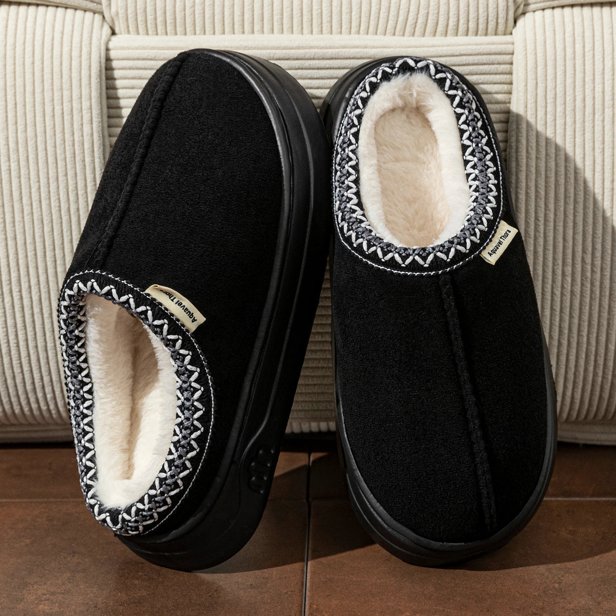 Unisex Fuzzy Slipper Boots - Anti-Slip Plush House Shoes - photo 8