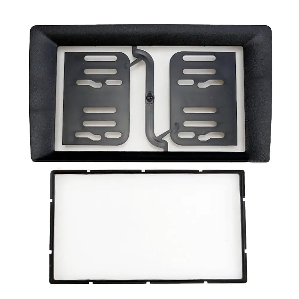 Universal 2-DIN Car Stereo Fascia Frame — Adapts 9"/10" Dashboard to 7" Head Unit