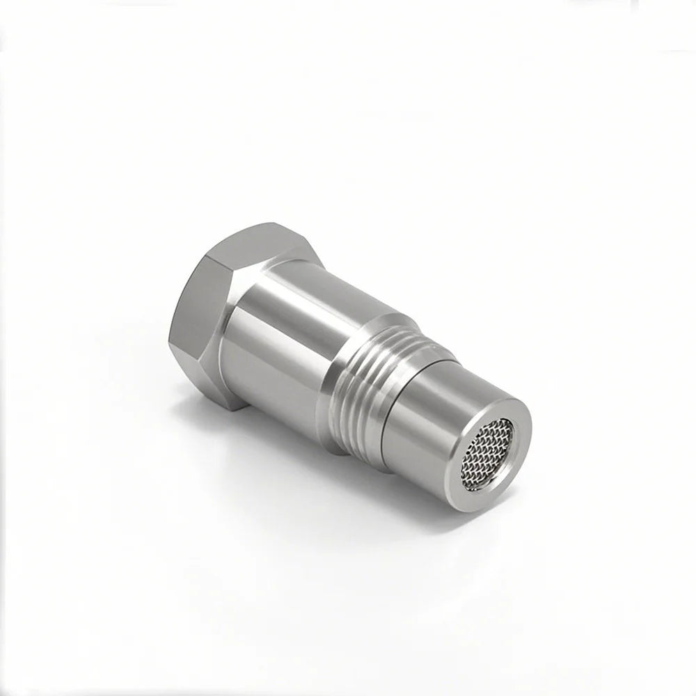 2PCS Mini 46.5*16.0*16.9MM Oxygen Catalyst Sensor For Automobile Silver Stainless Steel Durable Car Accessories