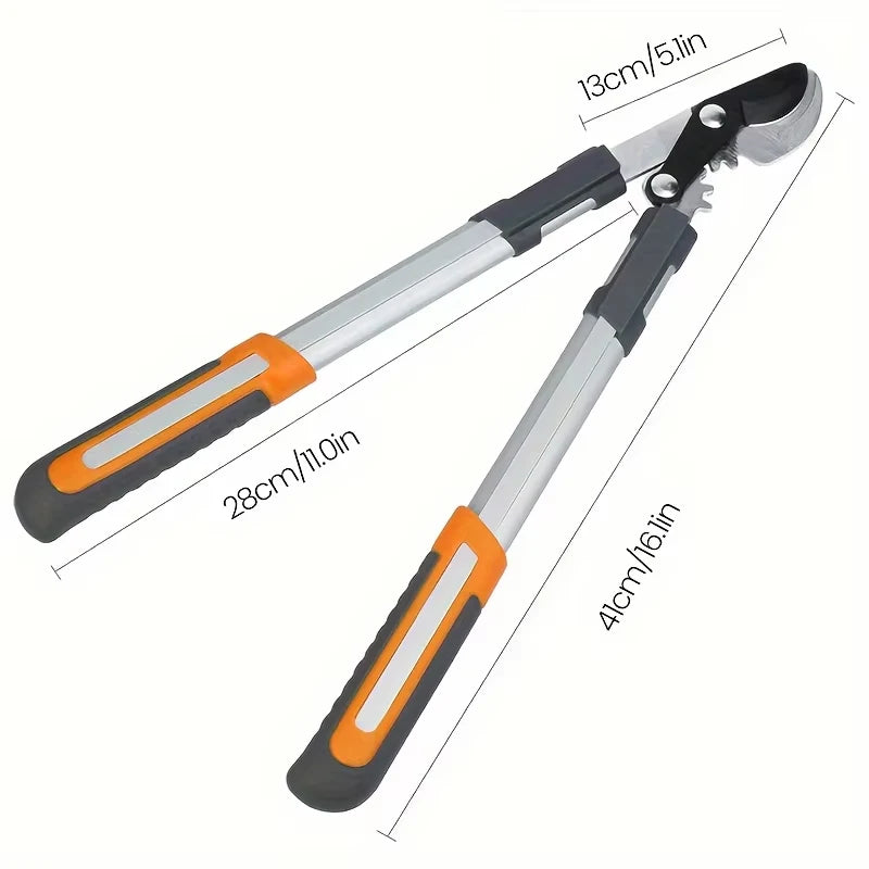 35cm Rough Branch Scissors Sharp Wear-Resistant Non Slip Grip Pruning Scissors Large Opening Powerful Gardening Pruning Tools