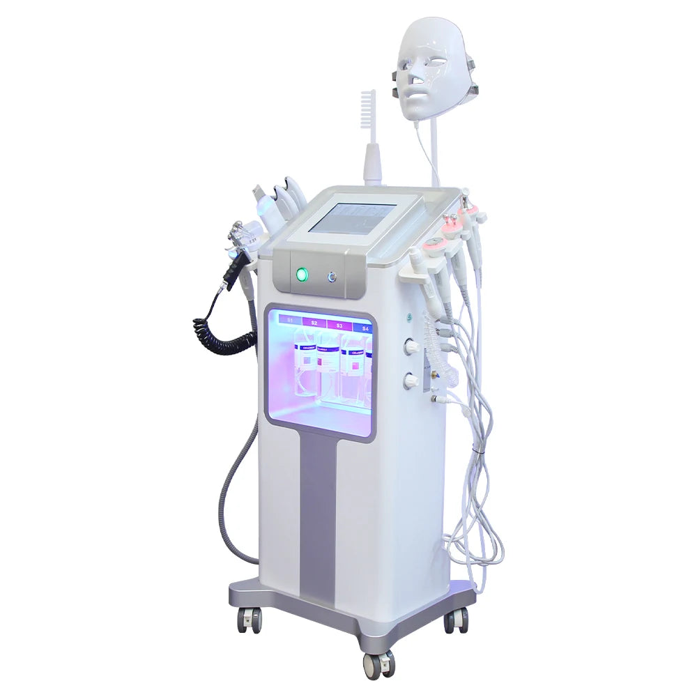 12-in-1 Hydra Facial Machine — Aqua Peel Skin Cleansing Device