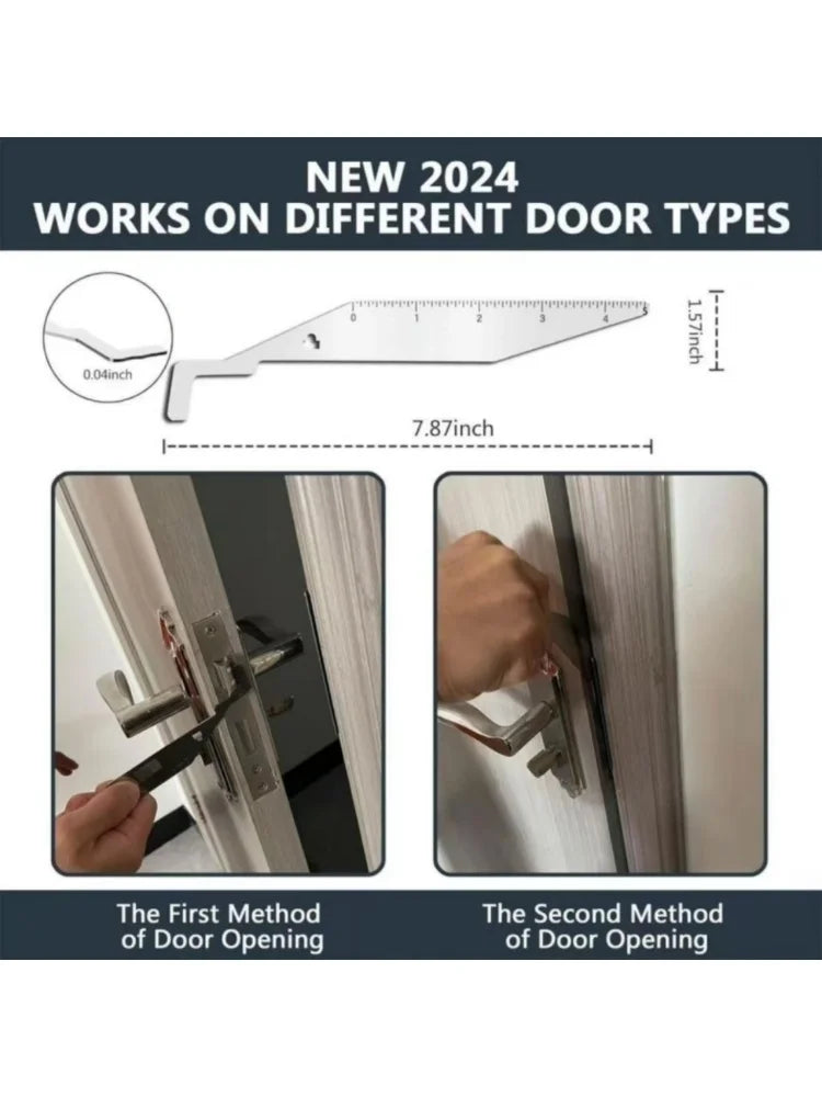 1PCS Multi-Purpose Lever Tool Stainless Steel Durable Locksmith Tool Mini Portable Pry Bar Hand Tool for Hand Tool for Home