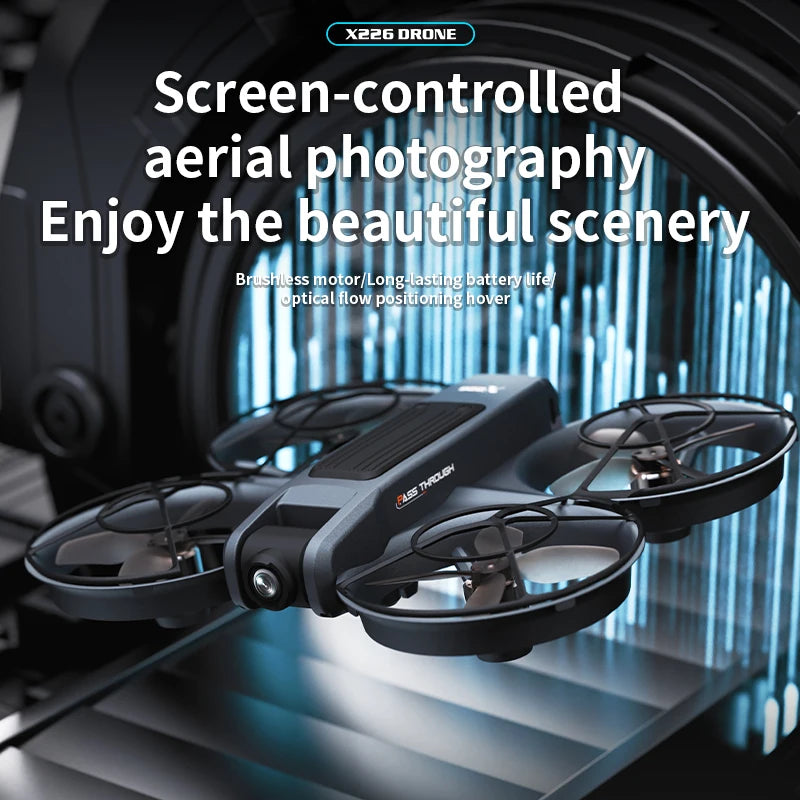Newest Hot Sales Drone VR ProfessionalHD Camera Brushless Motor Optical Flow Positioning Mini Drone Kid Free Gifts VR Glass