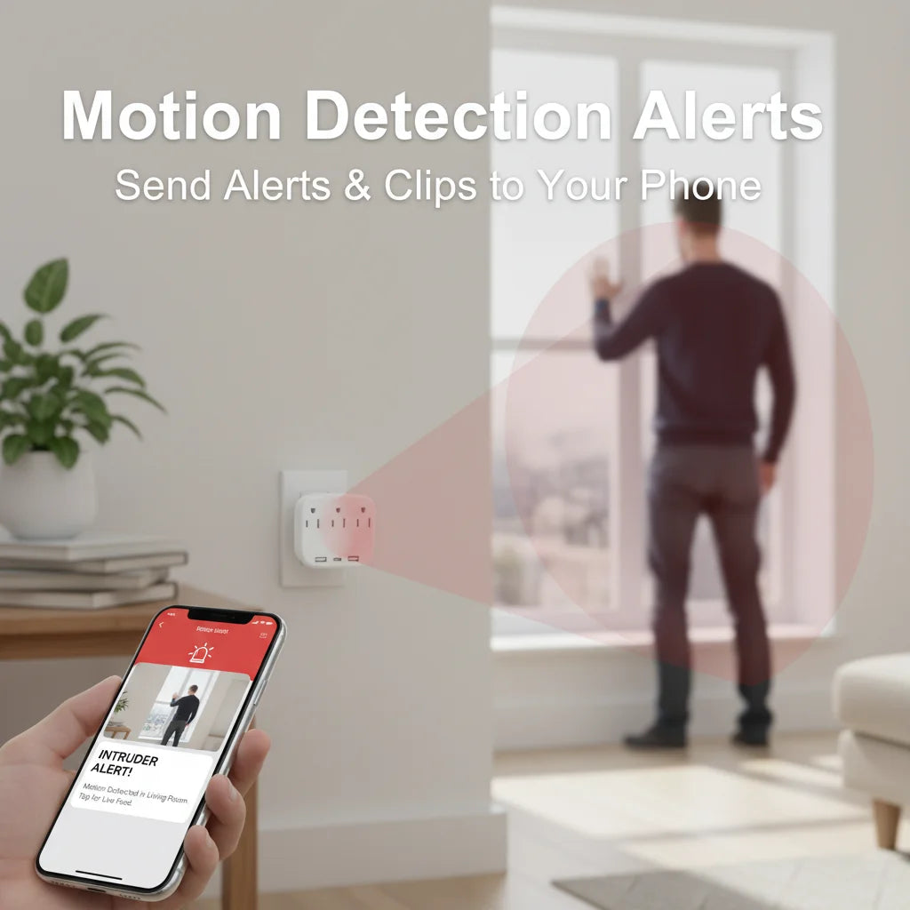 Mini 1080P WiFi Indoor Security Camera - Remote Monitoring