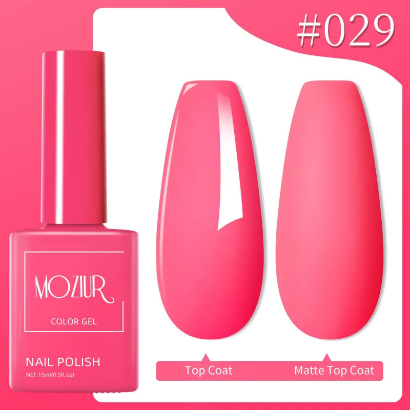 Colorful Hot Sale Uv Gel Nail Polish Set Soak Off Gel Nail Polish 15ml Professional Nail Gel Polishes